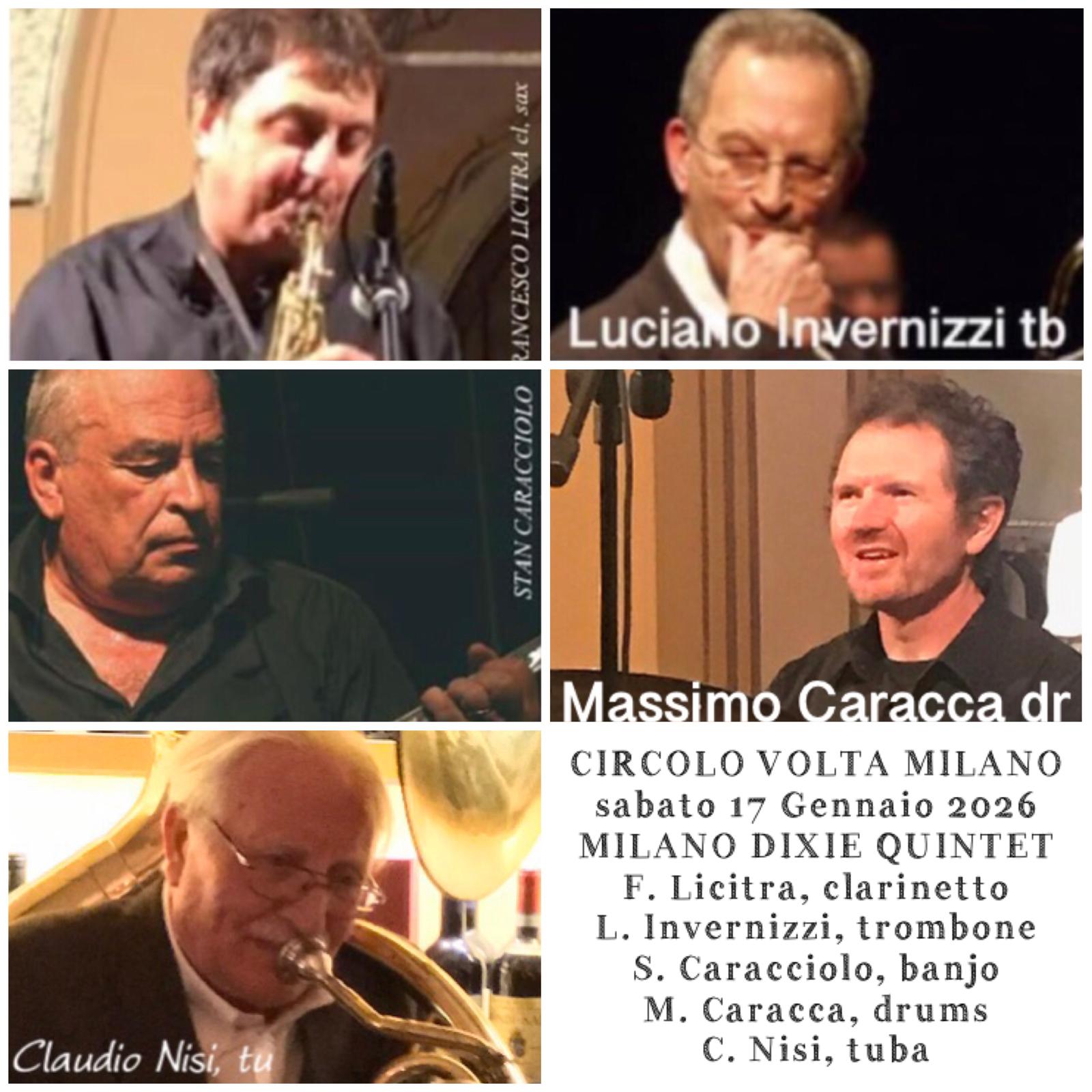 CONCERTO JAZZ “MILANO DIXIE QUINTET”